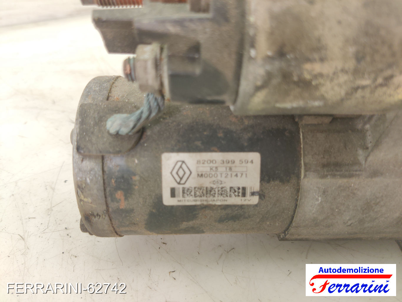 Motorino Avviamento RENAULT CLIO 3 BR0/1, CR0/1 1.5 DCI 2005-2014 8200399594 7