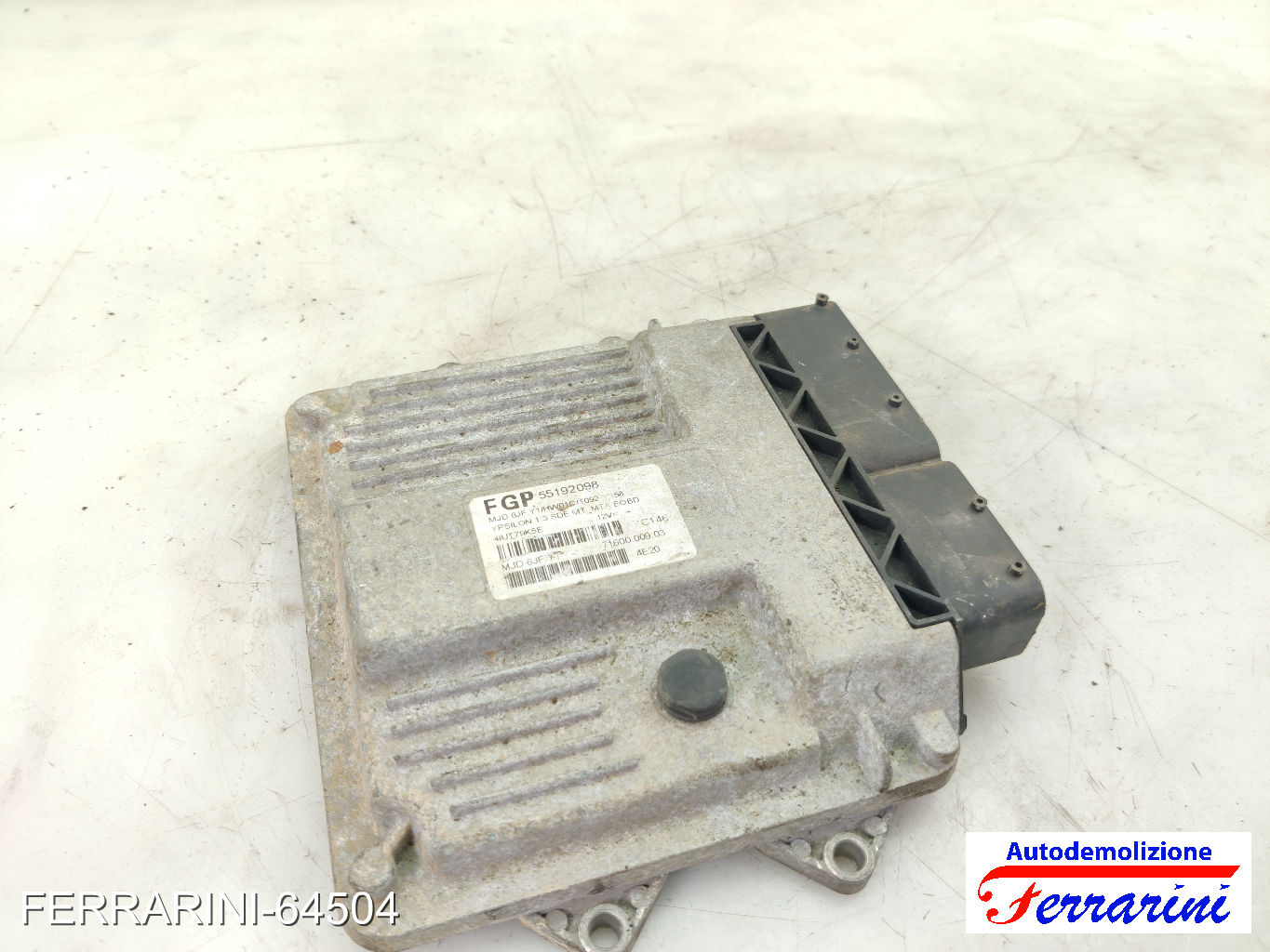 Centralina Motore LANCIA YPSILON 843 1.3 JTD 2003-2011 55192098, 7160000903 6