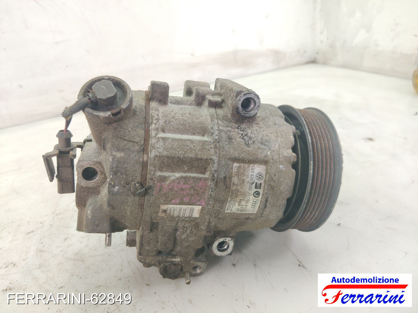 Compressore Clima AUDI A2 8Z0 1.4 TDI 2003-2005 6Q0820803D, 6Q0820803, 6SEU12C 8