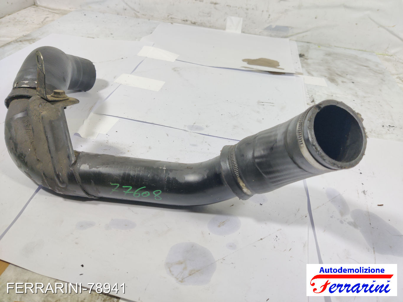 tubo aria motore, intercooler FIAT STILO SW 192 1.9 D MULTIJET 2005-2008 6