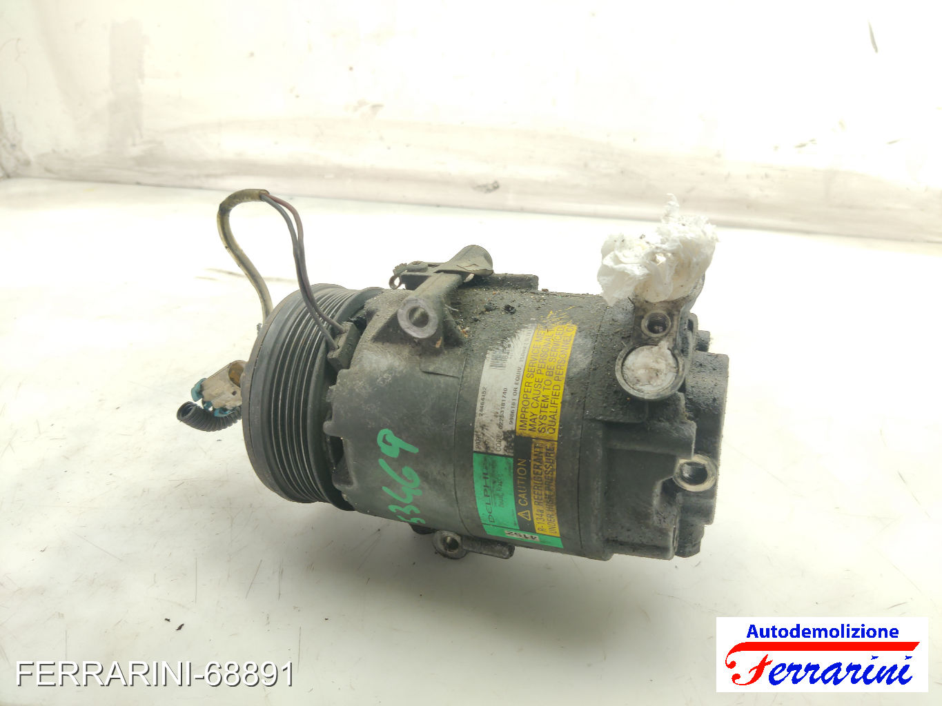 Compressore Clima OPEL ZAFIRA A T98 2.0 DTI 16V 2000-2005 24464152, 6854013 11
