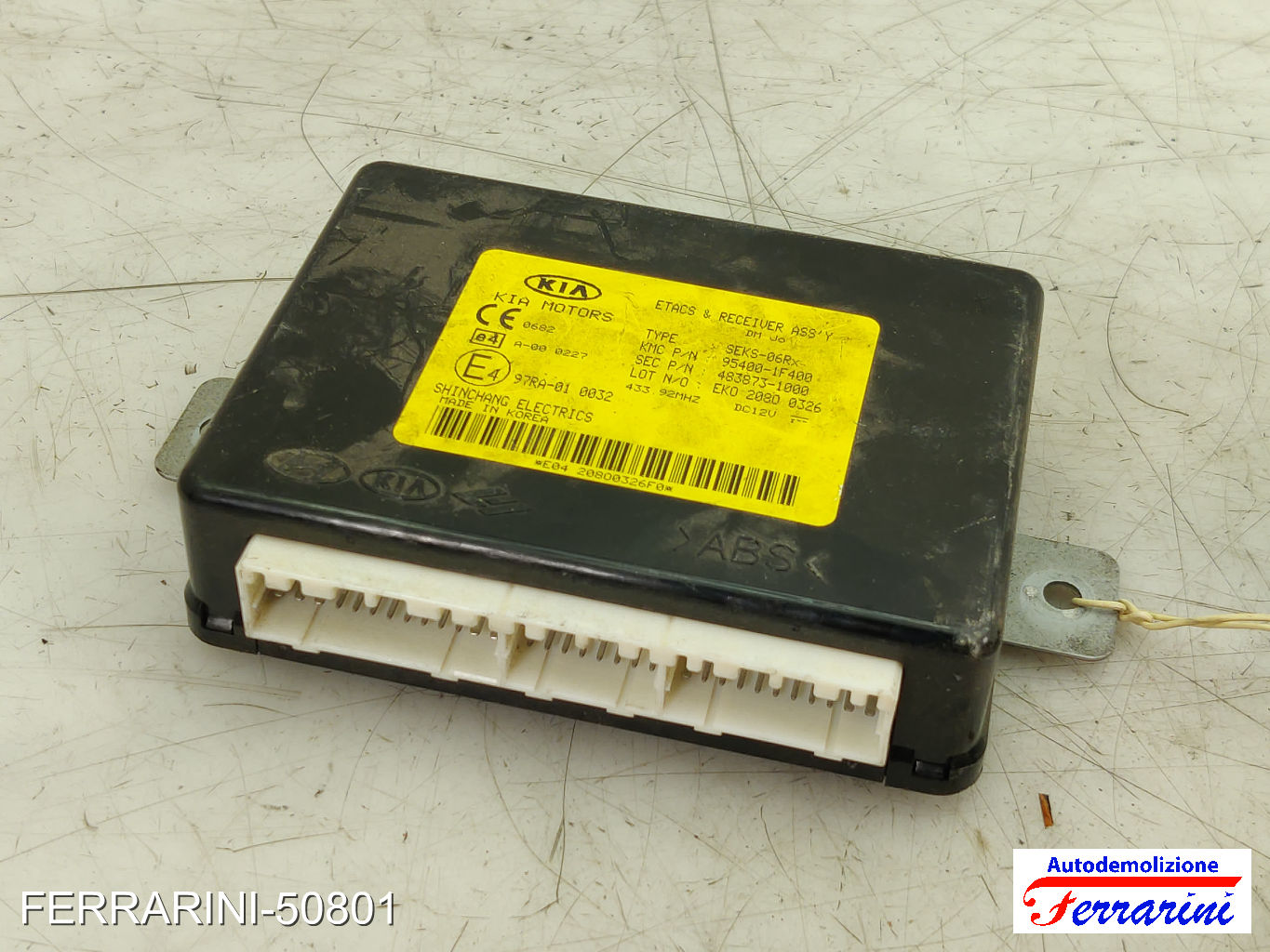 Kit Accensione KIA SPORTAGE JE, KM 2.0I 16V 2004-2009 5WY1H08A, SEKS06RX