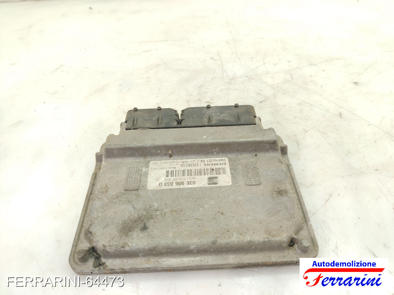 Centralina Motore SEAT IBIZA 3 6L1 1.4 16V 2002-2007 03E906033D, 5WP4012104