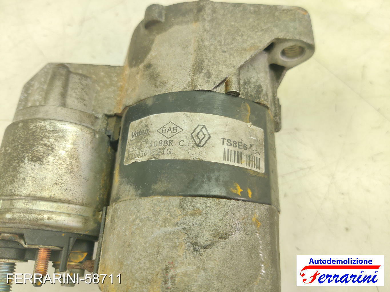 Motorino Avviamento RENAULT CLIO 2 BB, CB 1.2 1998-2010 8200369521G, 8200369521
