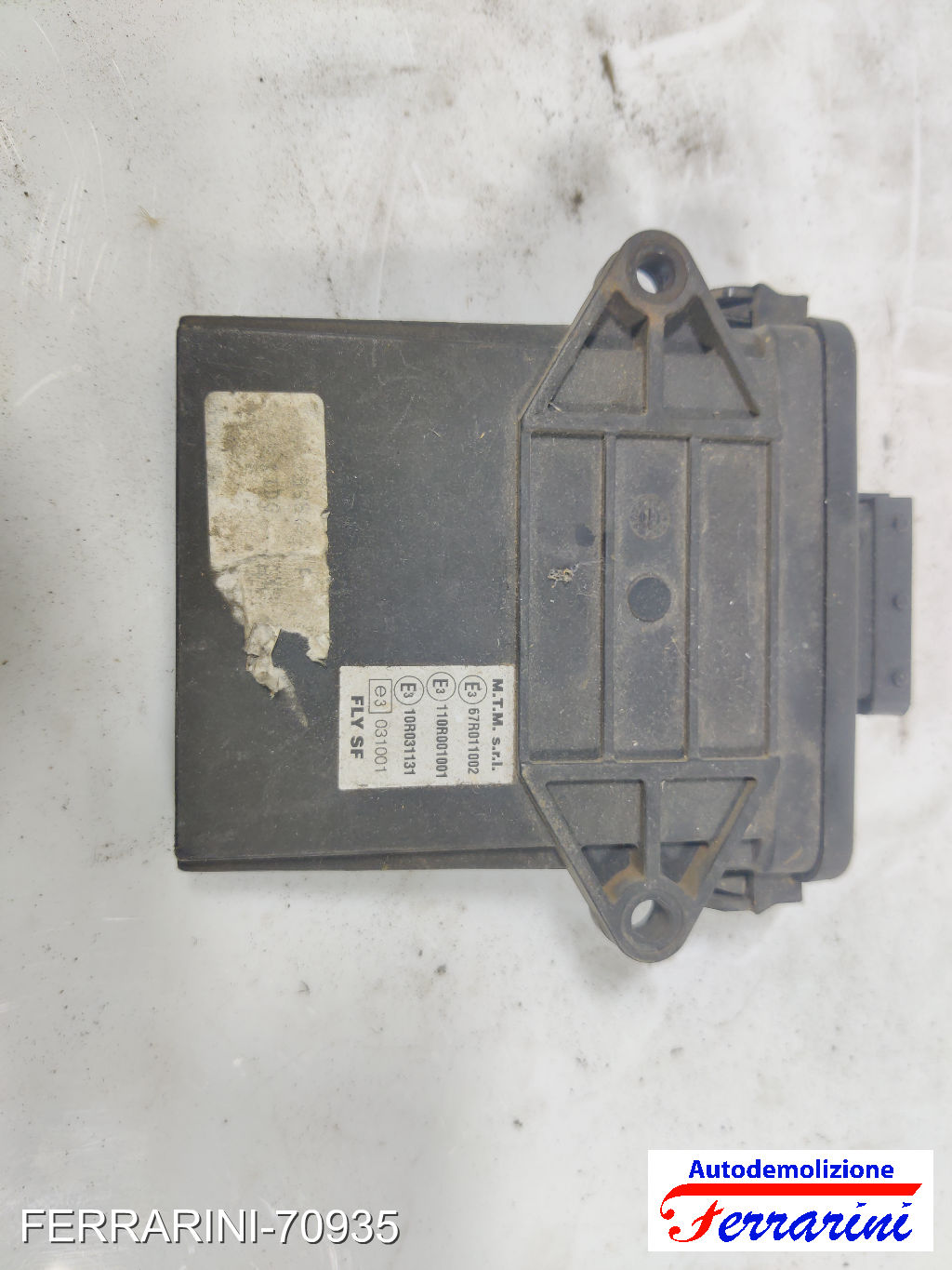Centralina Gpl FIAT PANDA 169 1.1 2003-2012 67R011002, FLYSF, AAB1912CGC