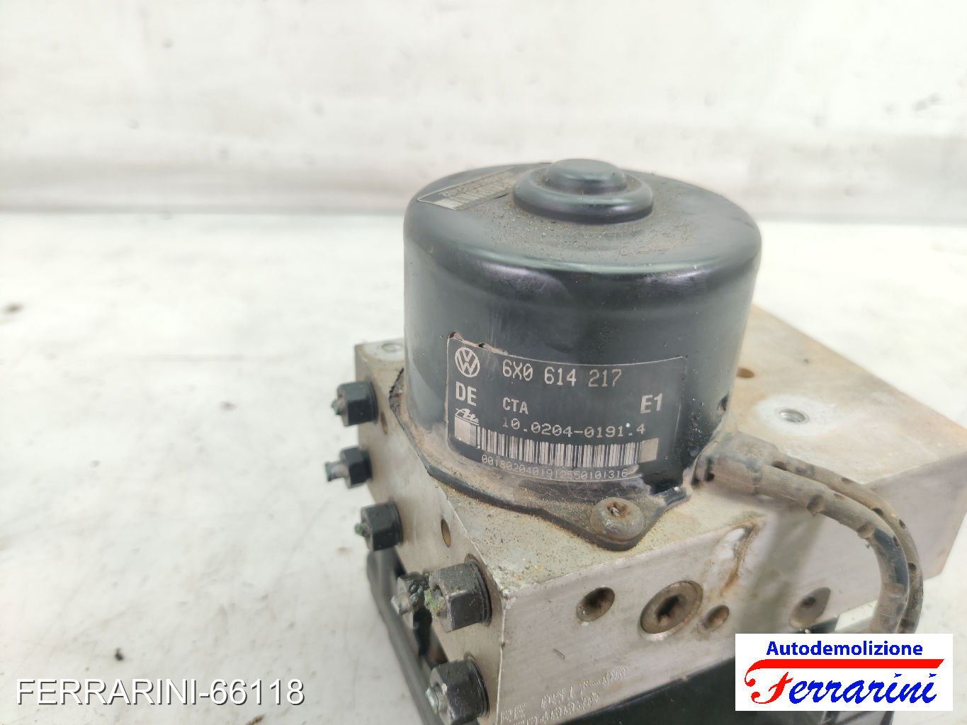 Centralina Pompa Abs VW POLO 6N2 1.4 16V 1999-2001 6X0614217, 6X0907379C 11