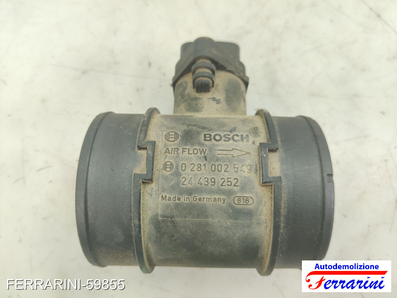 Debimetro OPEL CORSA C X01 1.3 CDTI 2003-2009 24439252, 93177718, 0281002549