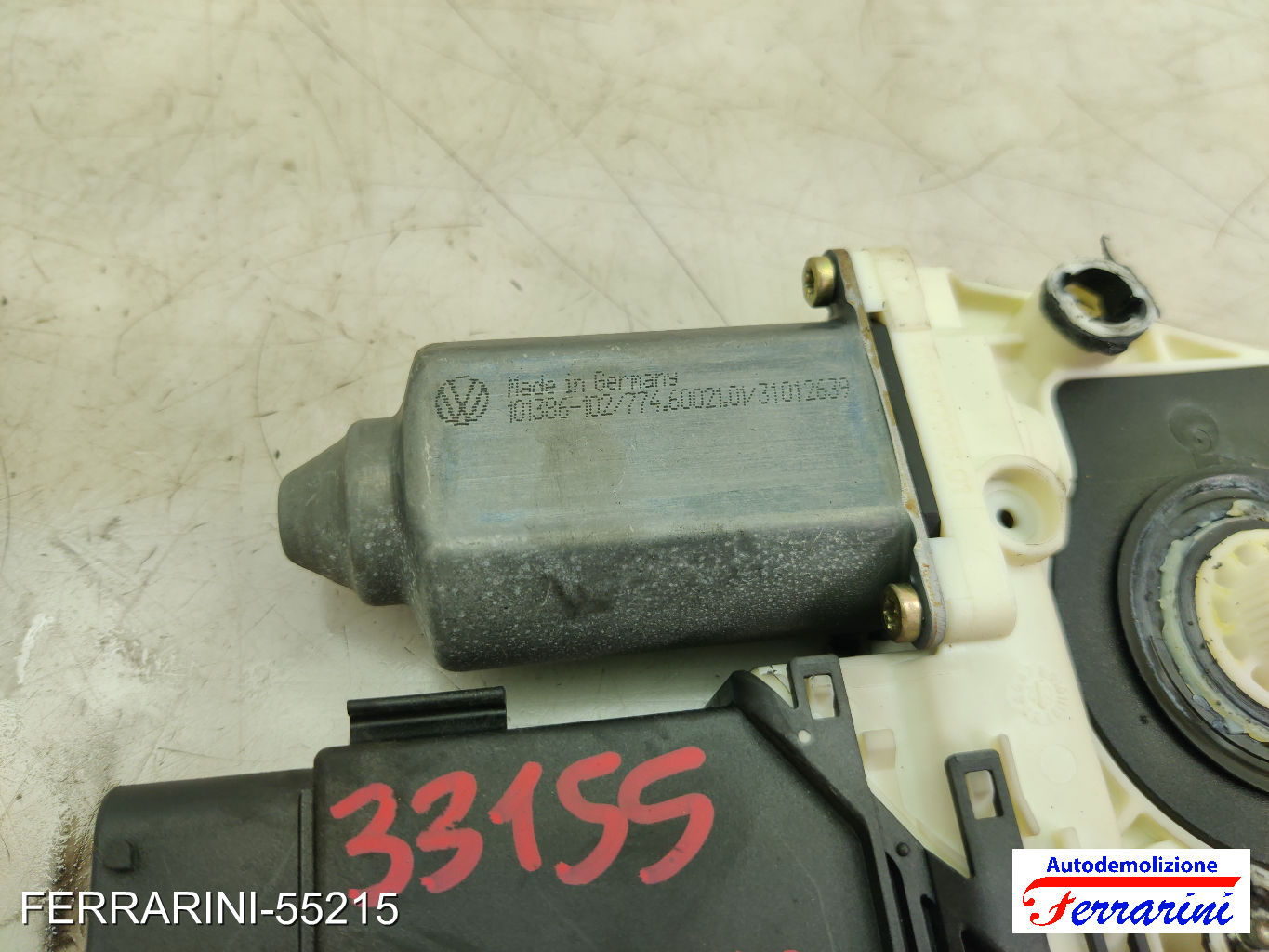 Motorino Alzavetro VW GOLF 4 1J1 1.6 16V 2000-2005 101386102, 1C0959811A 6