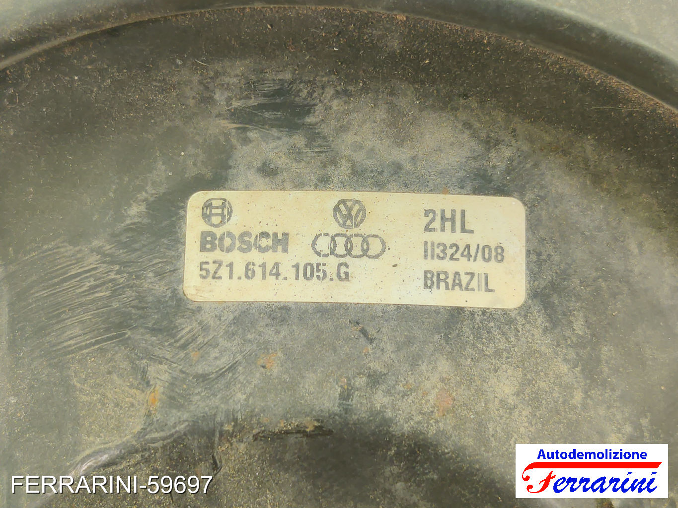 Servofreno VW FOX 5Z1, 5Z3, 5Z4 1.4 TDI 2005-2009 5Z1614105G, 5Z1614105P