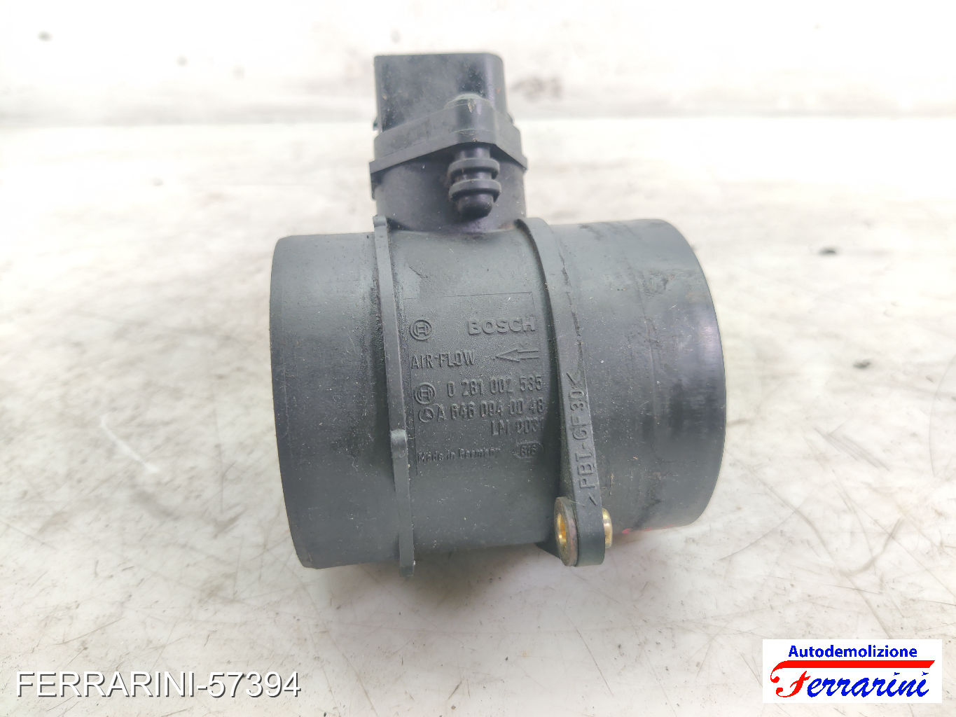 Debimetro MERCEDES CLASSE C S204 C 220 CDI 2007-2008 A6460940048, 0281002535