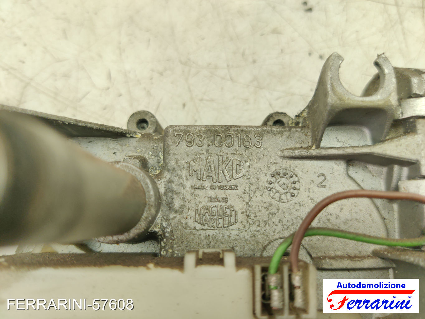 Spazzacqua Motorino Tergicristallo FIAT DOBLO 119, 223 2003-2010 posteriore