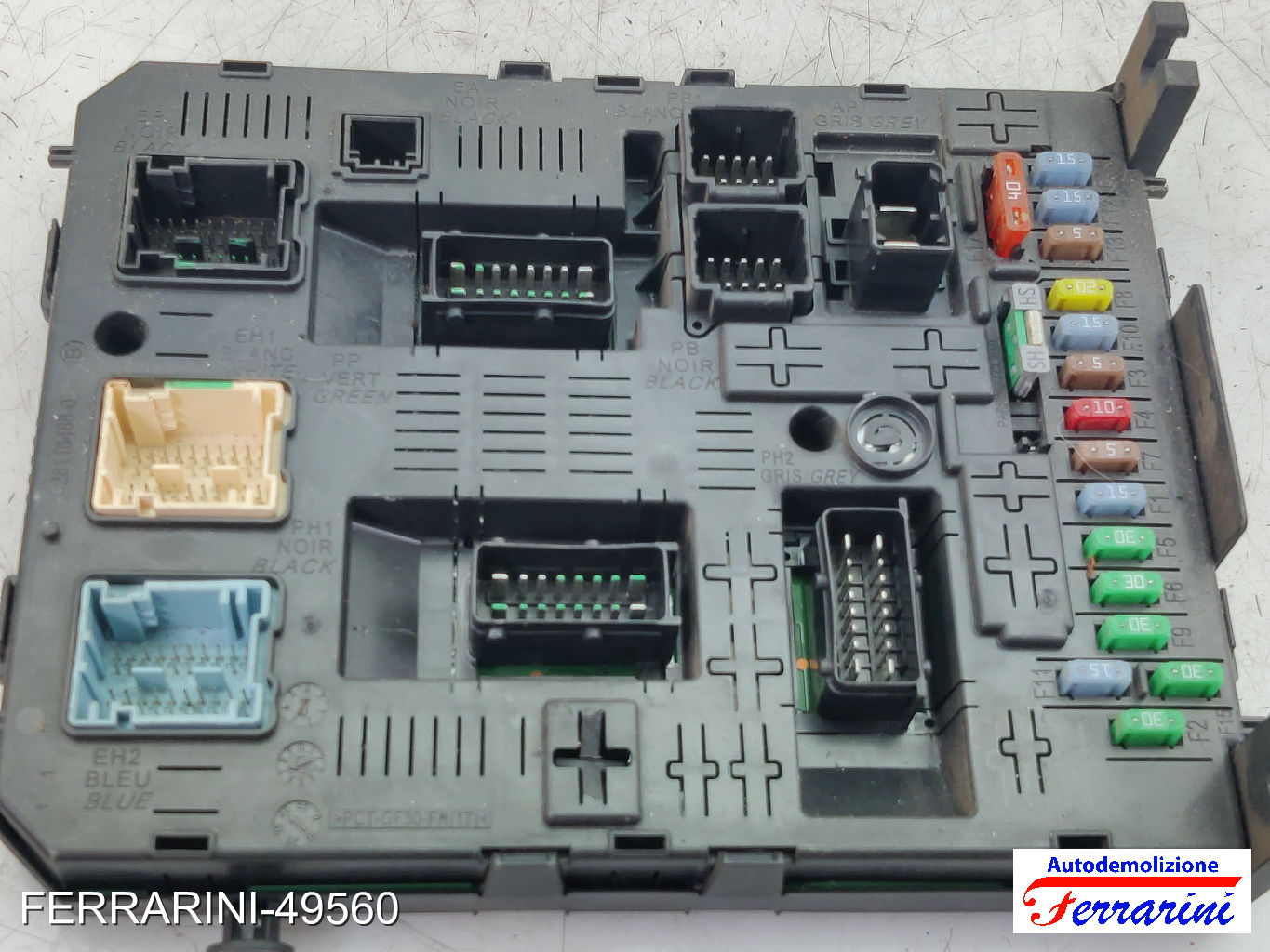 Body Computer PEUGEOT 307 BREAK 3E 1.6 HDI 2005-2008 9664969380, 281215546