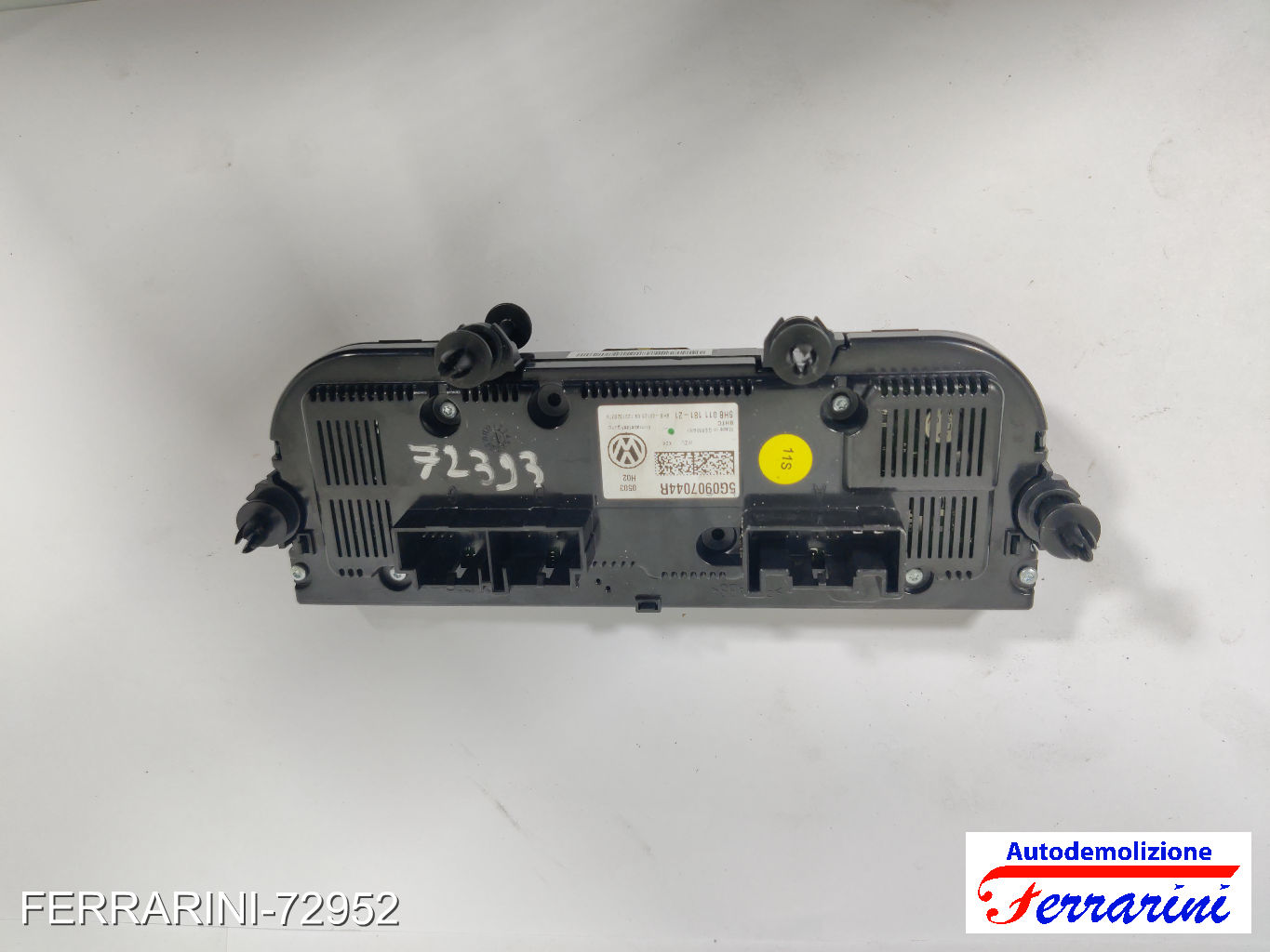 bizona automatico Tastiera Clima VW GOLF 7 5G1, BE1, BE2, BQ1 2012-2020