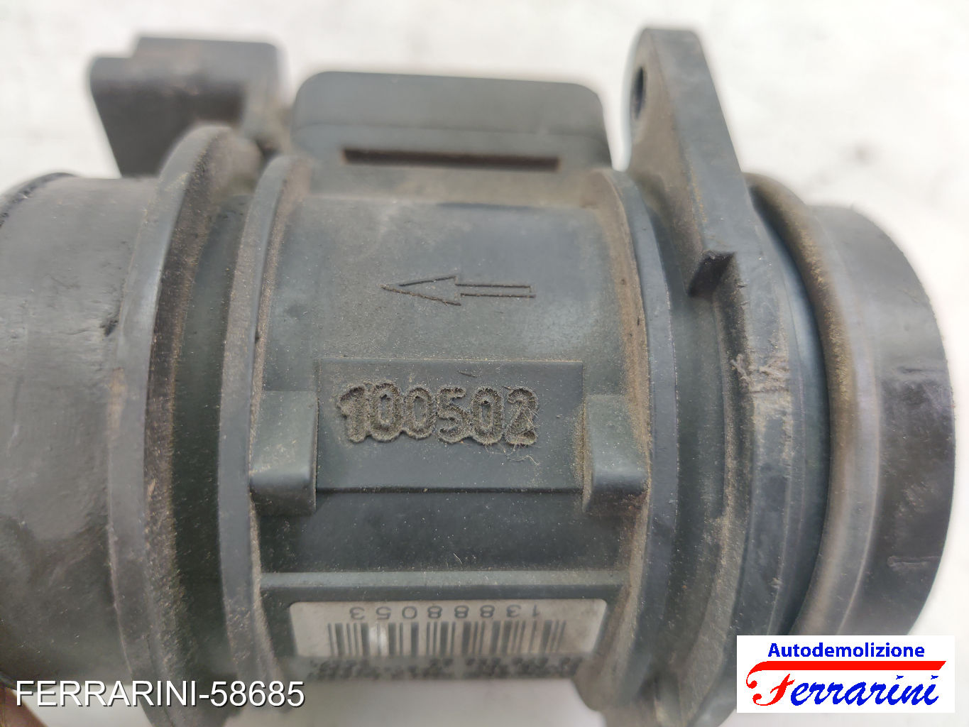 Debimetro FORD FIESTA 5 JD, JH 1.4 TDCI 2001-2008 1348614, 2S6Q12B579AB, 1148059