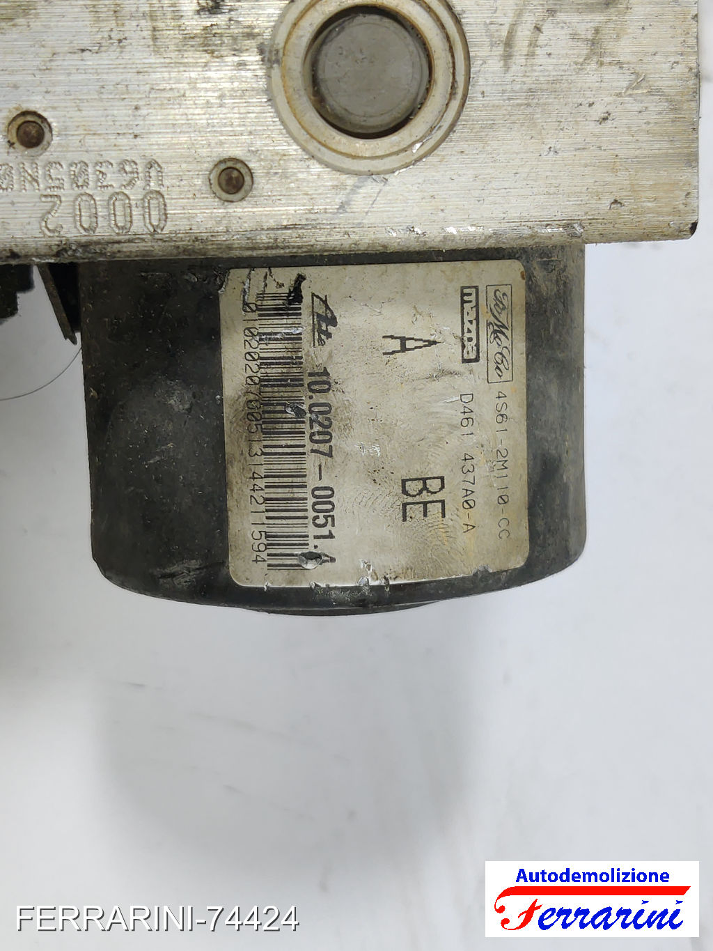 Centralina Pompa Abs FORD FIESTA 5 JD, JH 1.25 16V 2002-2008 4S612M110CC