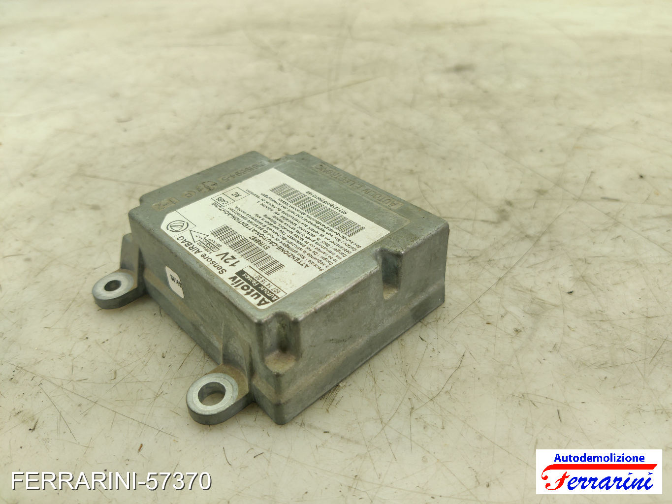 Centralina Airbag FIAT DOBLO 119, 223 2003-2010 51768697, 607141800, 216196945