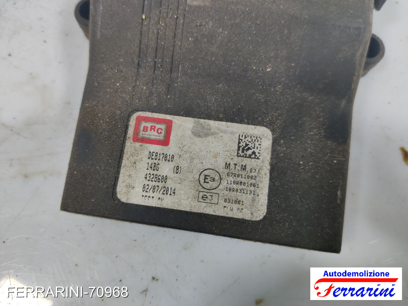 Centralina Gpl FIAT PANDA 169 1.2 2003-2012 DE817010, DE917010, 4220680