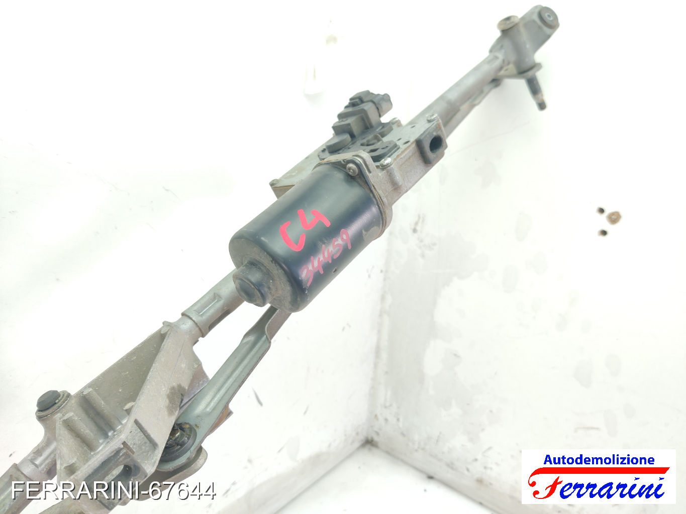 Spazzacqua Motorino Tergicristallo CITROEN C4 LC 2004-2011 anteriore, frontale