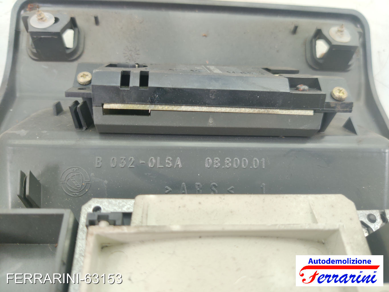 orologio Plafoniera FIAT PUNTO 176 1993-1999 anteriore, frontale centrale, ant 7