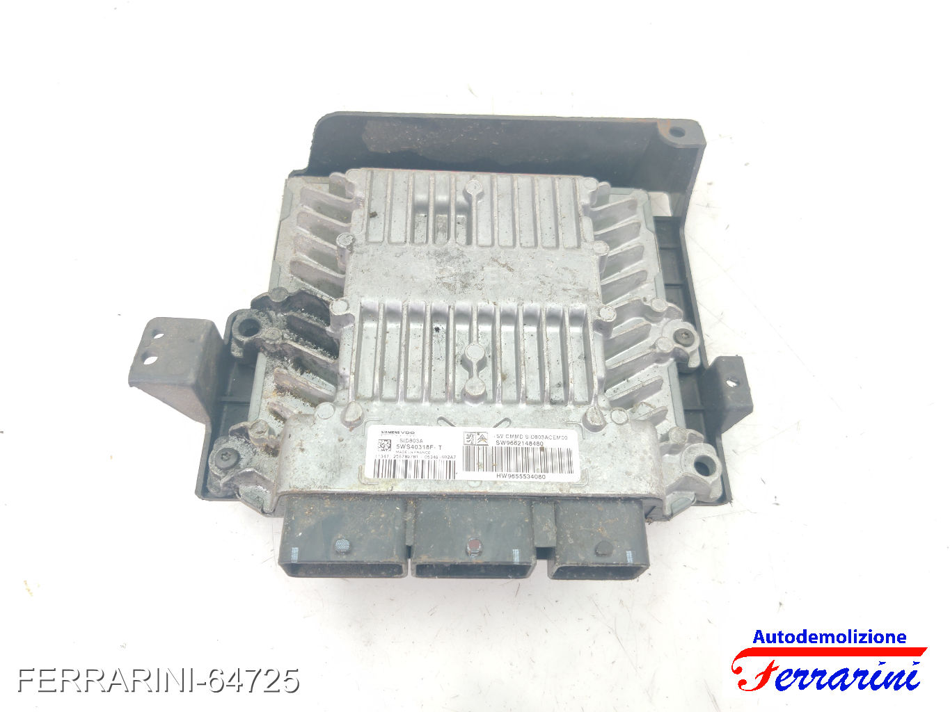 Centralina Motore PEUGEOT 407 6D 2.0 HDI 135 2004-2010 9662148480