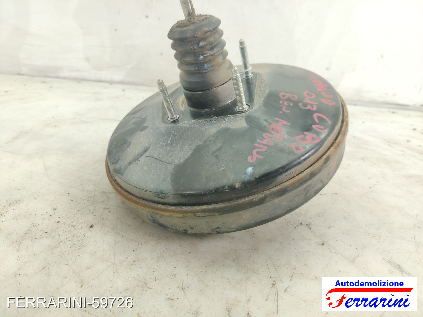 Servofreno CITROEN C4 PICASSO 1 UD 1.6 HDI 2007-2013 51837339, 0204054445