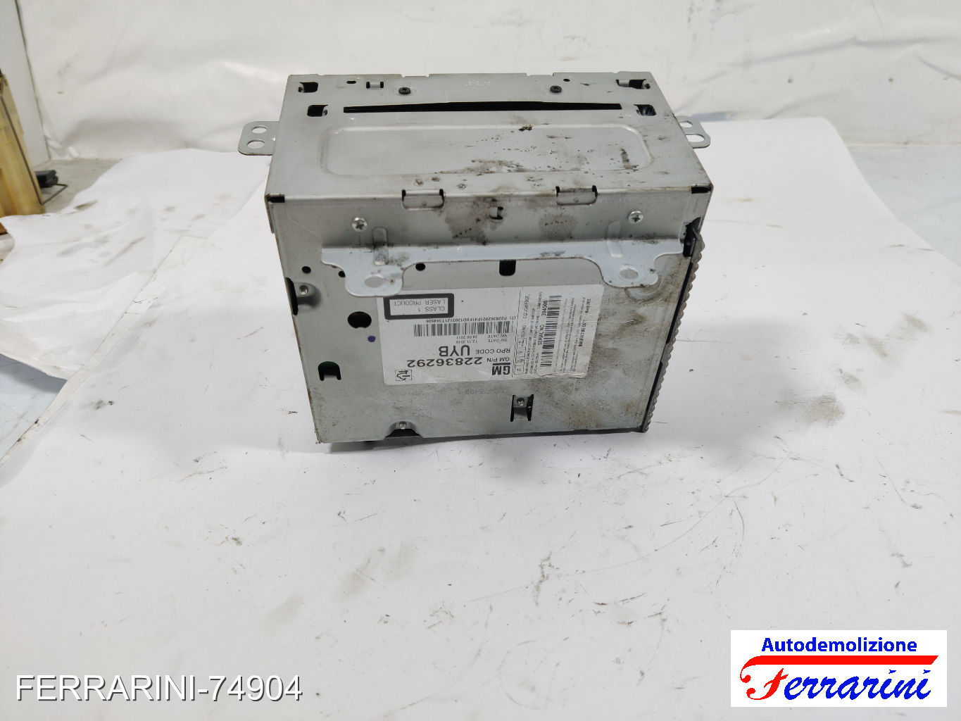 Stereo Radio OPEL MERIVA B S10 2011-2017 22836292, GM0100C039450, N2836 8