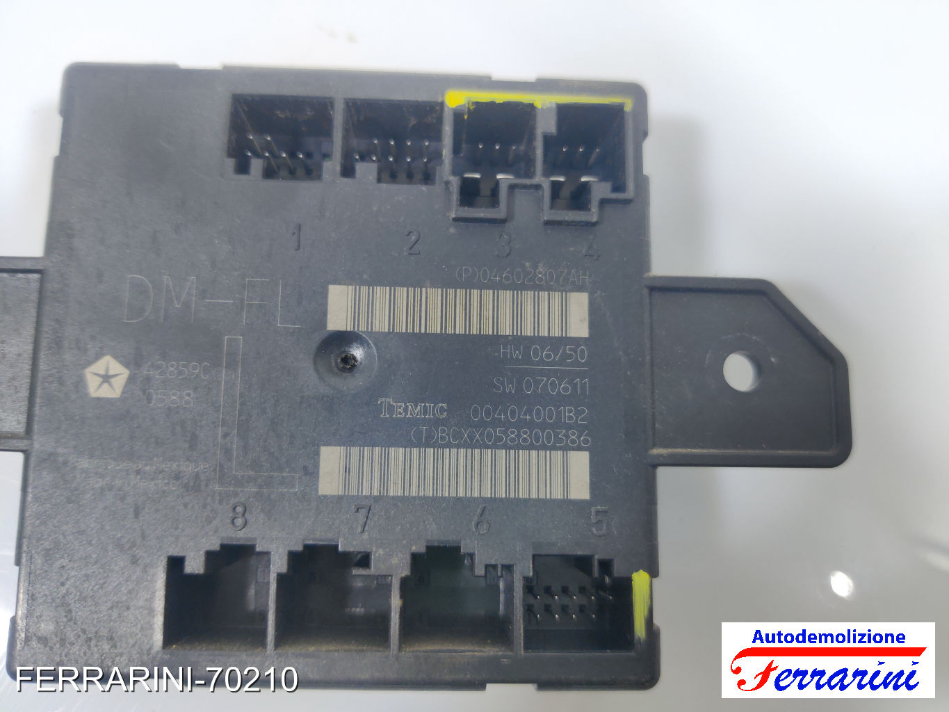 Centralina Porta Sportello CHRYSLER GRAND VOYAGER 5 RT 2007-2023 destra, dx