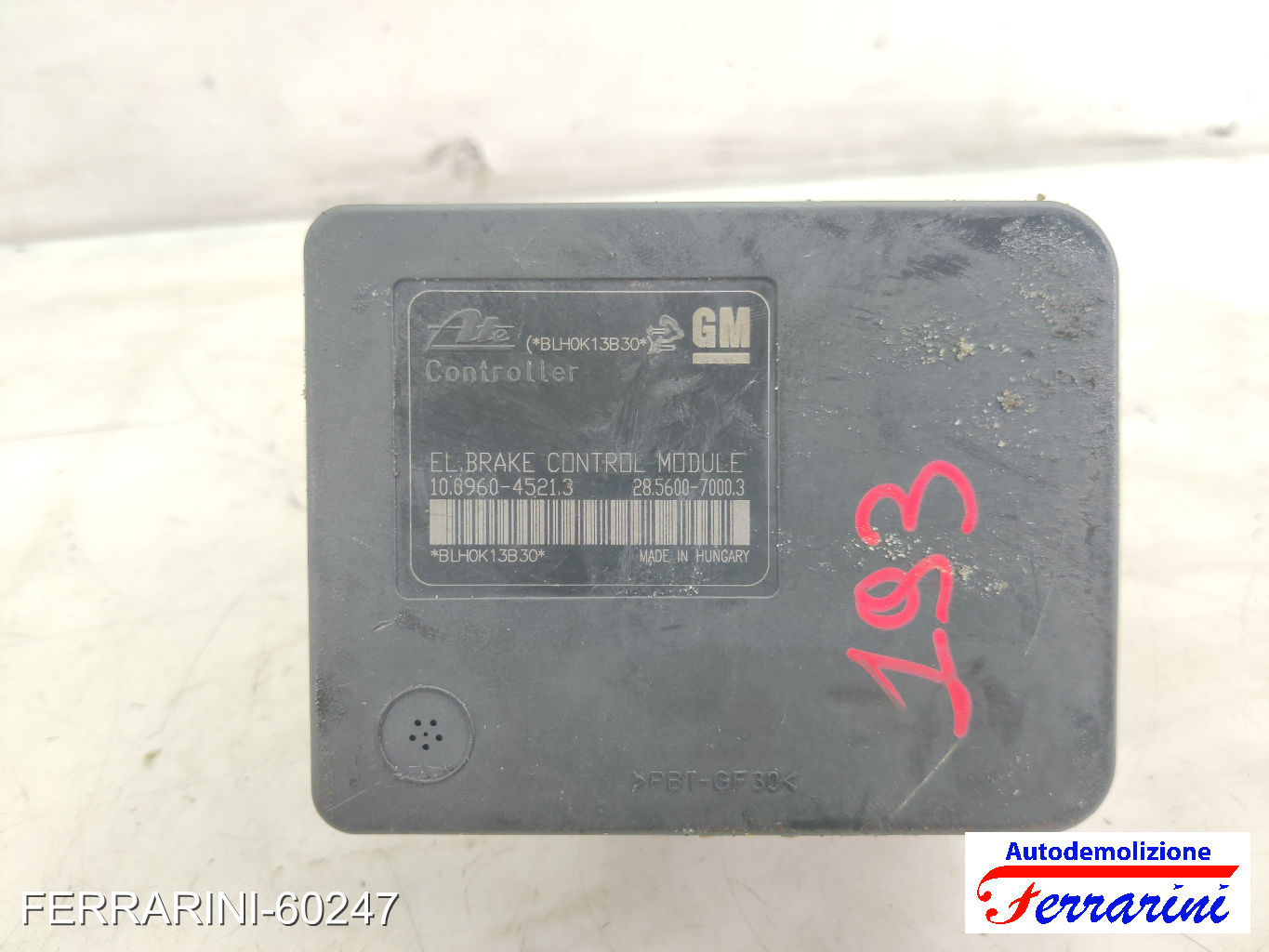 Centralina Pompa Abs OPEL CORSA D S07 1.7 CDTI 2006-2011 13347807, 28560070003
