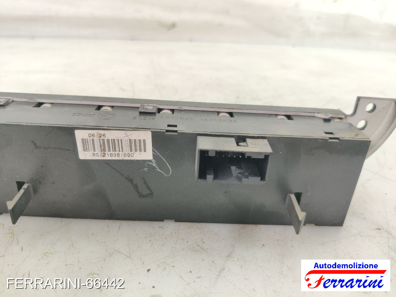 Pulsantiera Tastiera Alzavetro MINI - R50, R53 2003-2006 sinistra, sx, frontale 6