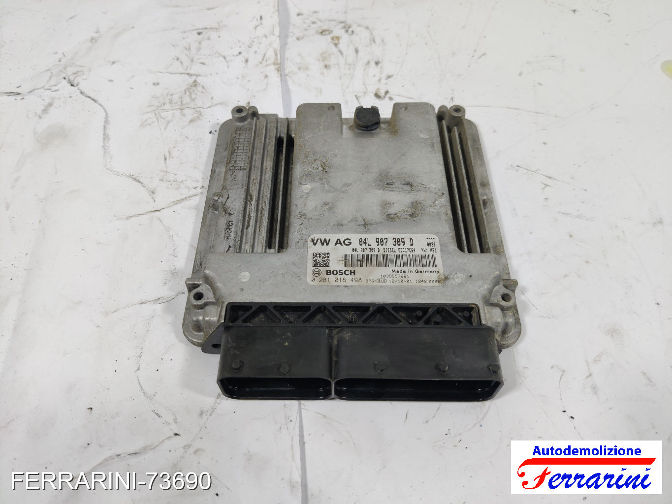 Centralina Motore VW GOLF 7 5G1, BE1, BE2, BQ1 2.0 TDI 2012-2020 04L907309D