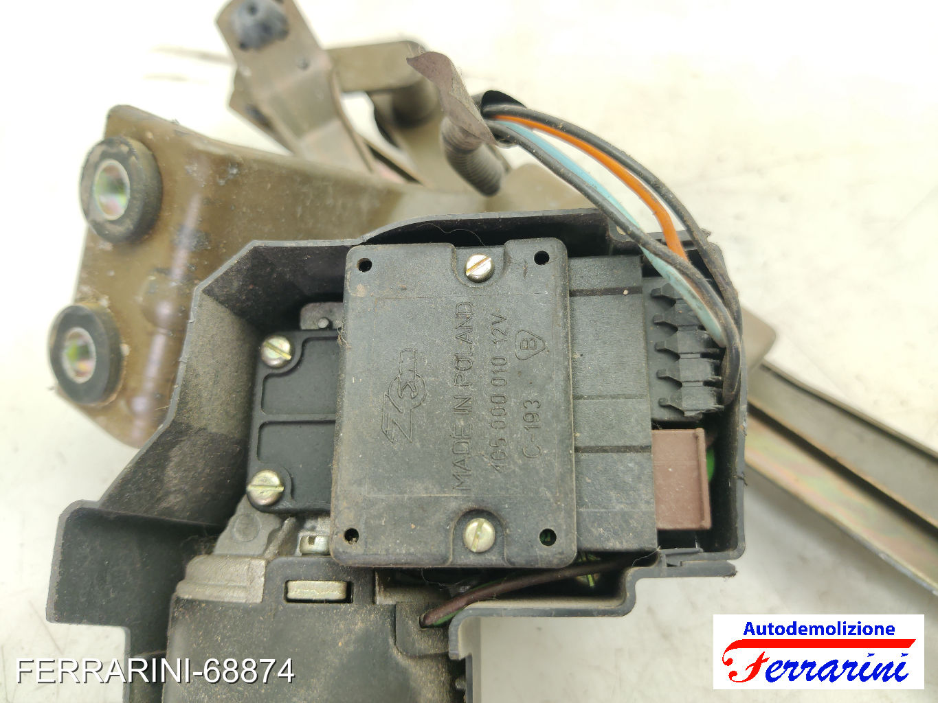 Spazzacqua Motorino Tergicristallo FIAT SEICENTO 600 287 1998-2010 anteriore