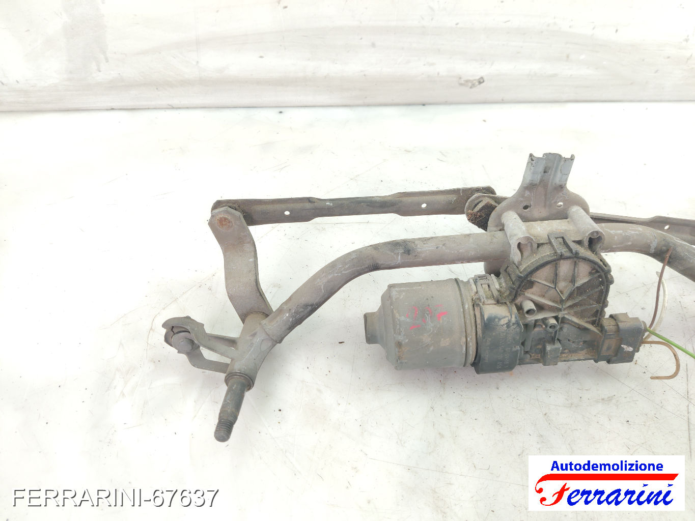 Spazzacqua Motorino Tergicristallo PEUGEOT 207 SW WK 2007-2012 anteriore 8
