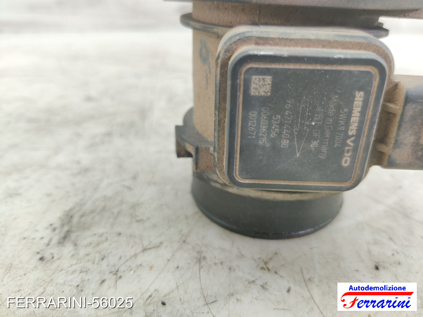 Debimetro FORD FUSION JU 1.4 TDCI 2002-2012 9647144080, 5WK97004, 2S6Q12B579BA 6