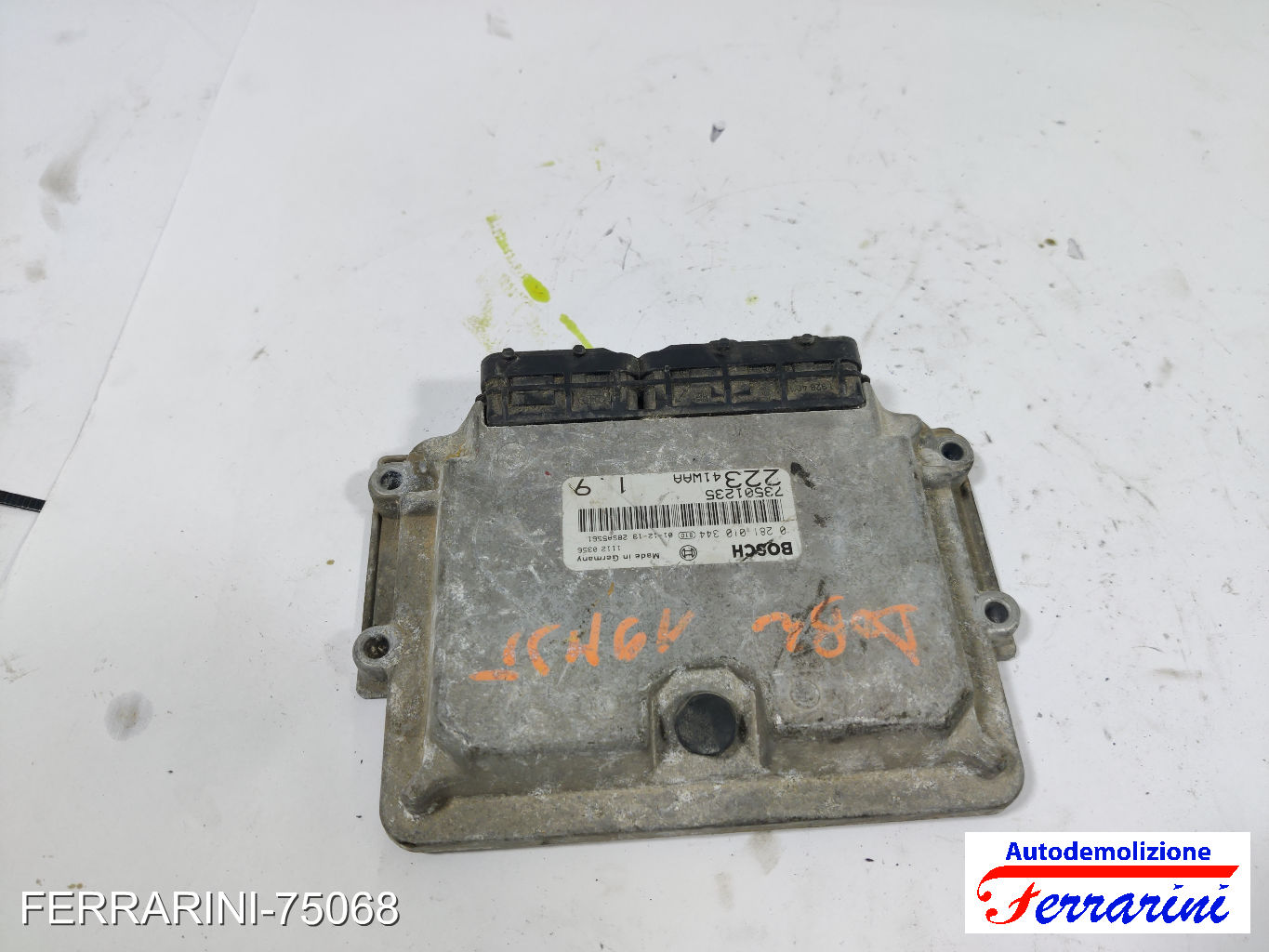 Centralina Motore FIAT DOBLO 223 1.9 JTD 2001-2023 73501235, 0281010344