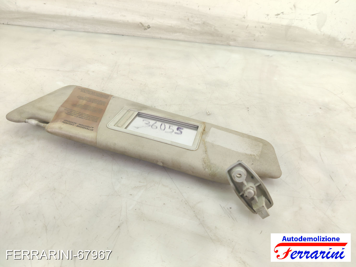 Aletta Parasole FIAT IDEA 350 2004-2012 sinistro, sx 735361679, 36055 7