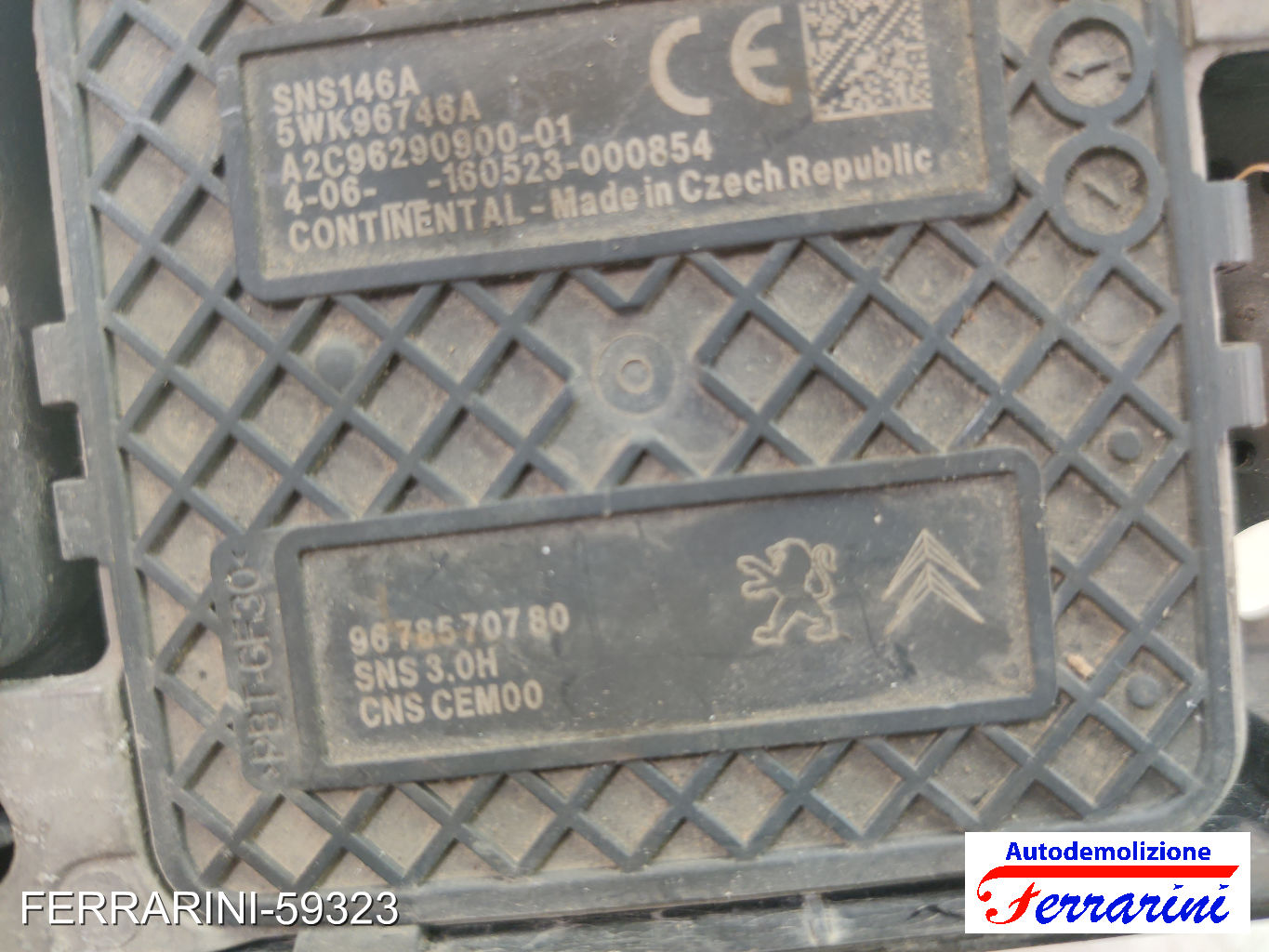 Sensore NOx Continental Sonda Lambda CITROEN C4 2 NC 1.6 BLUEHDI 100 2014-2023 6