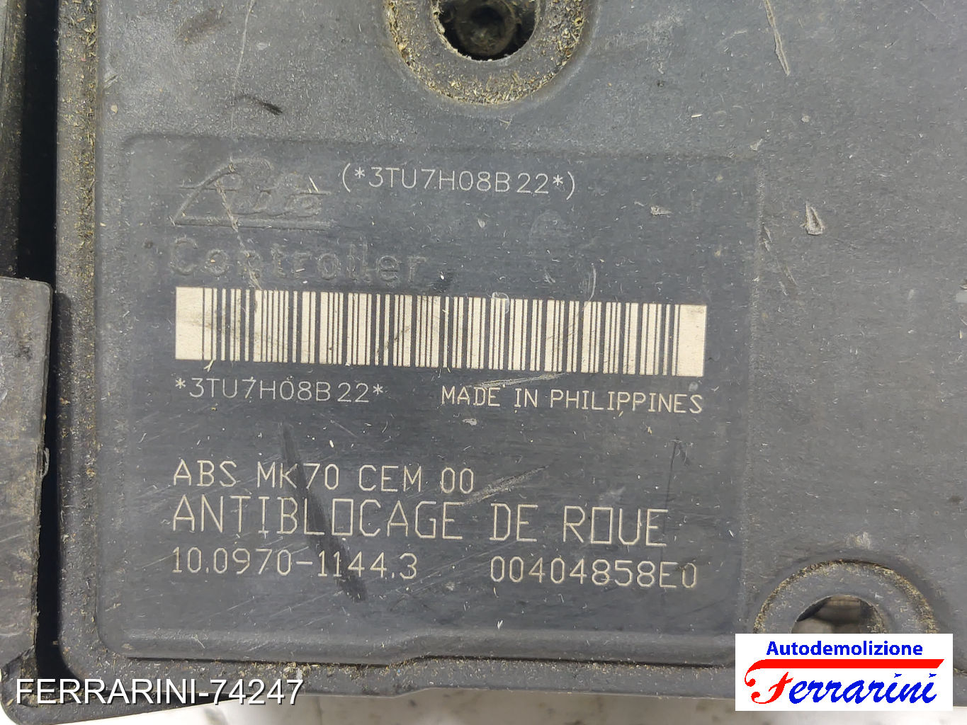 Centralina Pompa Abs CITROEN C3 1 FC, FN 1.1I 2002-2009 9662298480 6