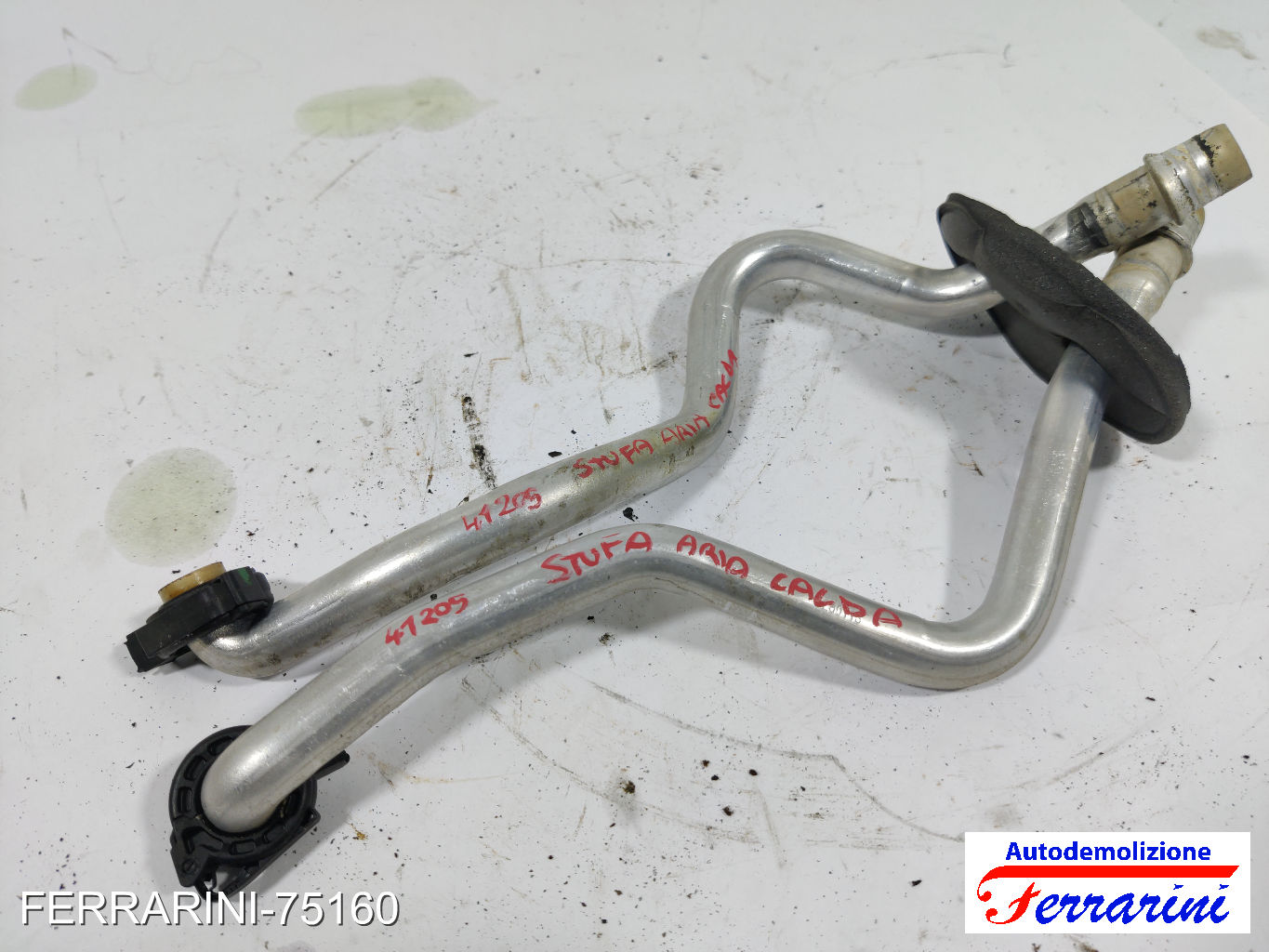 Tubi riscaldamento stufa abitacolo CITROEN C3 2 SC 2009-2013 6464VW 6
