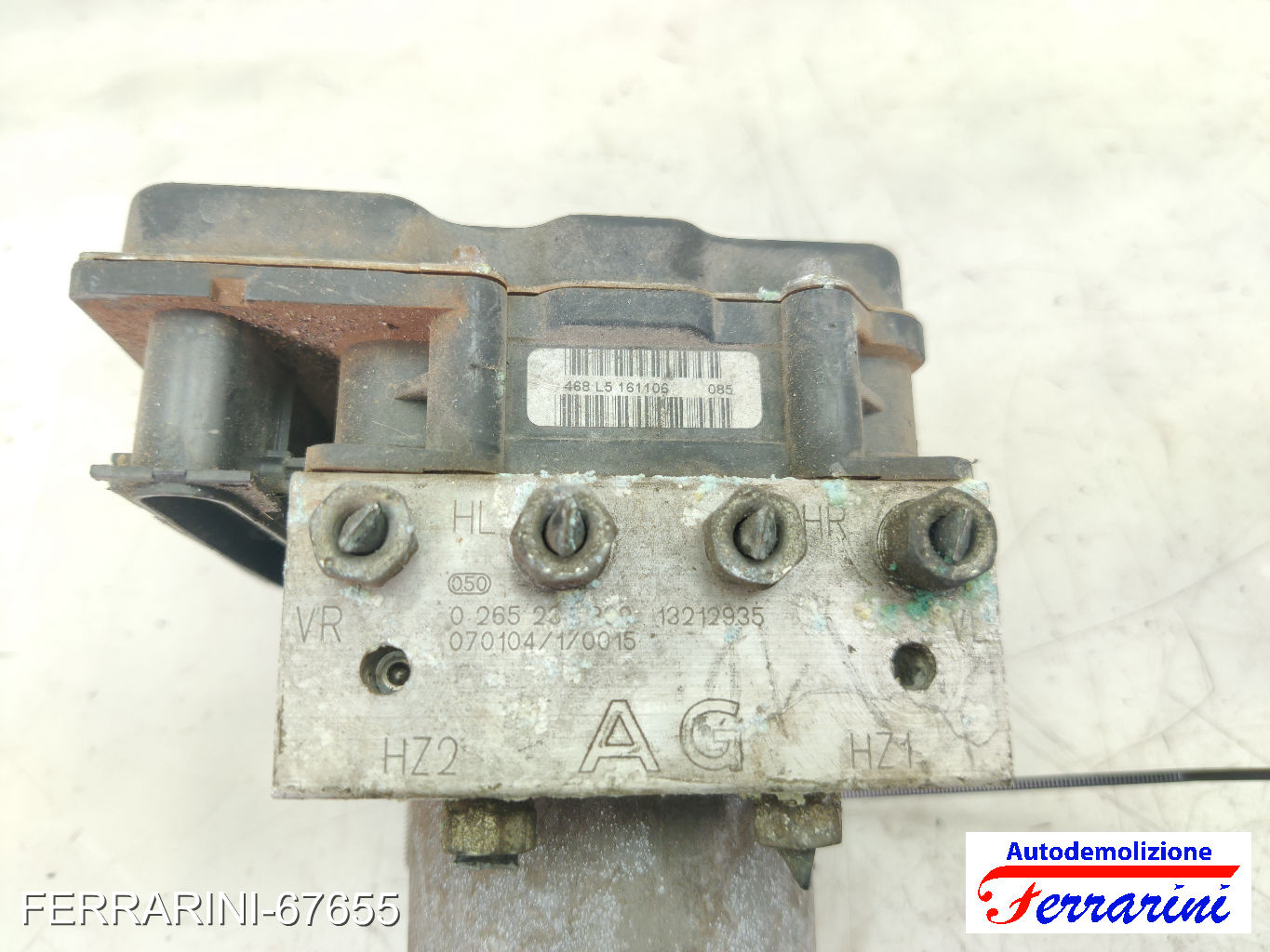 Centralina Pompa Abs OPEL MERIVA A X03 1.7 CDTI 2006-2010 13212935, 0265950475 9