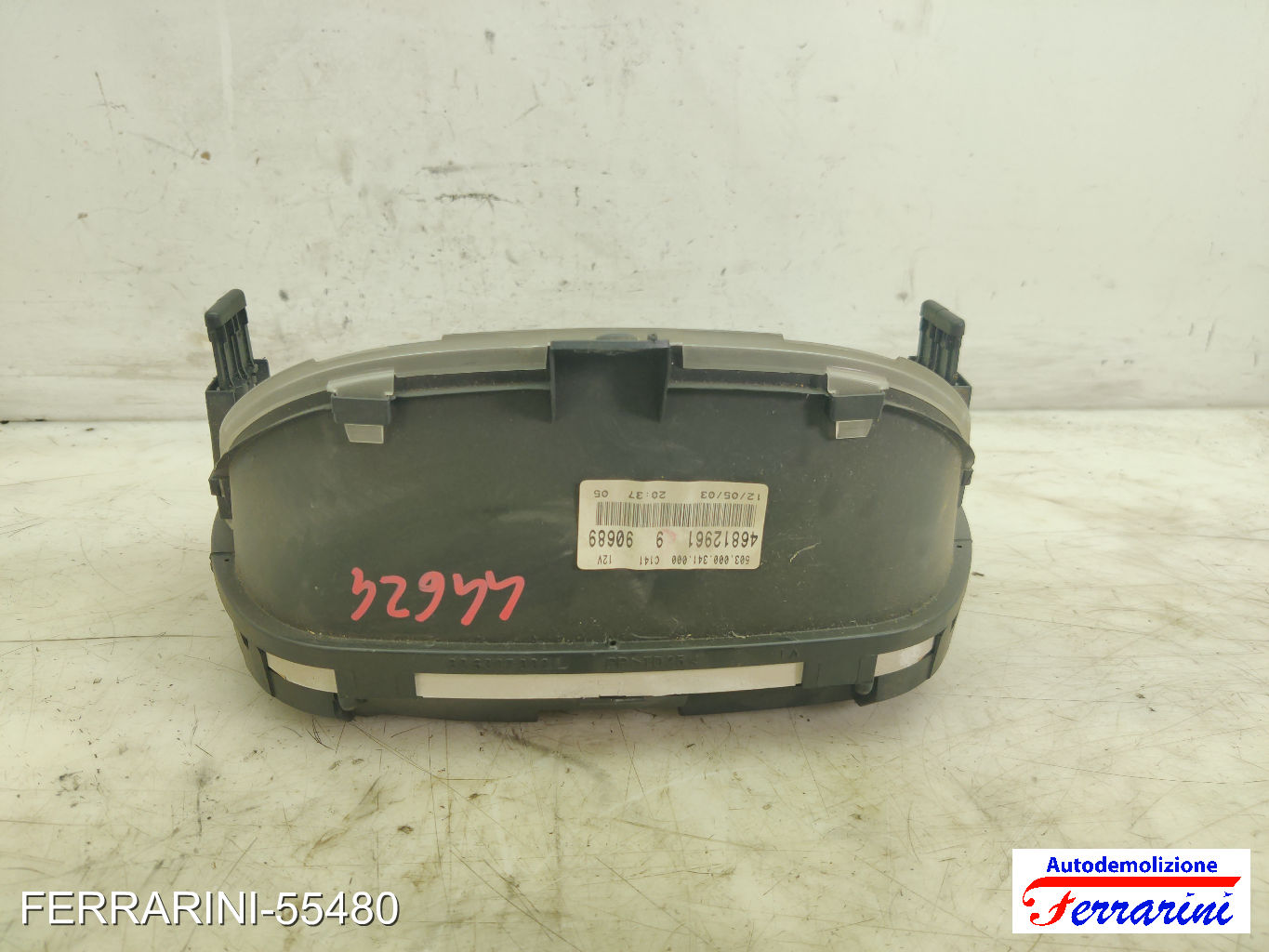 Quadro Contachilometri FIAT PUNTO 188 1.2 60 1999-2010 46812961, 90689 9