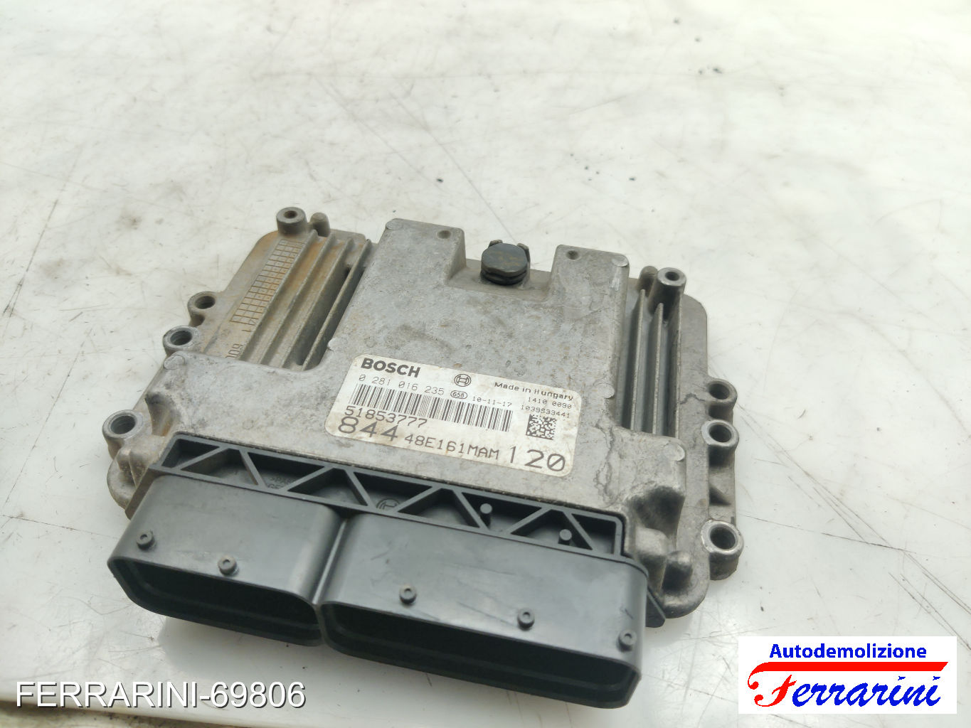 Centralina Motore LANCIA DELTA 3 844 1.6 D MULTIJET 2008-2014 51853777