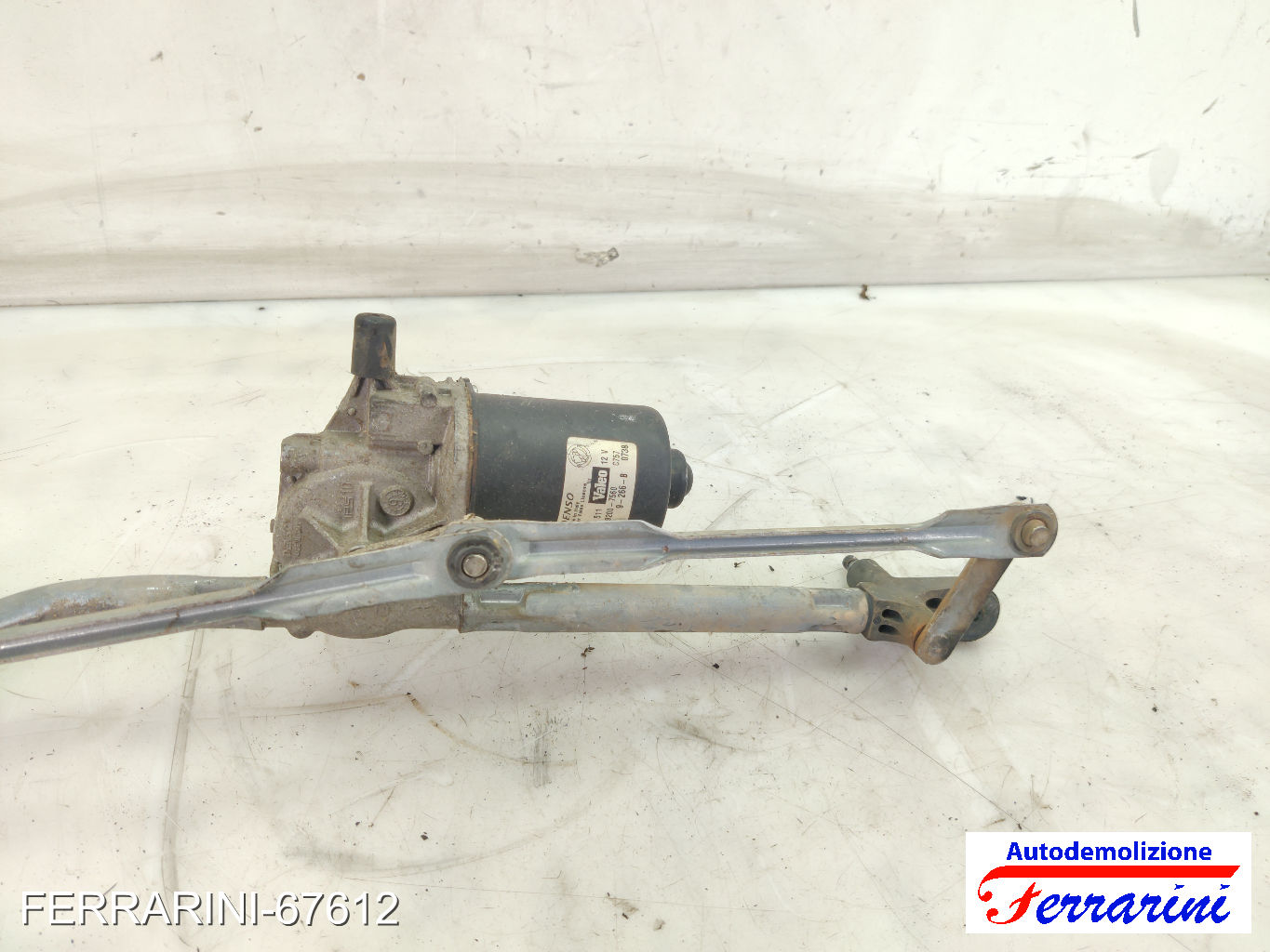 Spazzacqua Motorino Tergicristallo FIAT PUNTO 188 1999-2010 anteriore, frontale