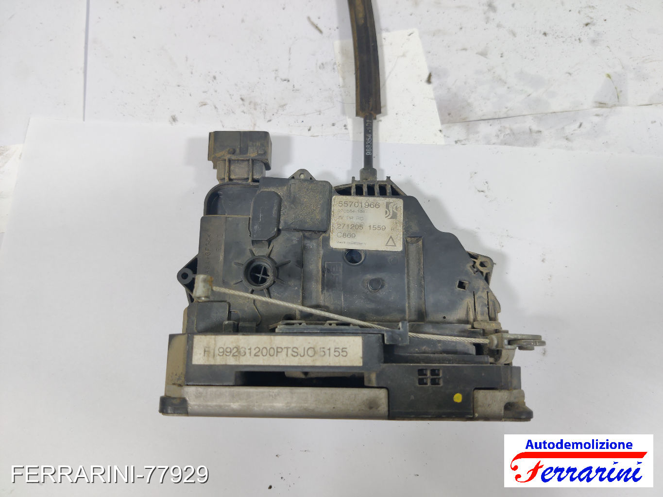 Serratura Porta FIAT GRANDE PUNTO 199 2005-2010 destro, dx, posteriore, post 10