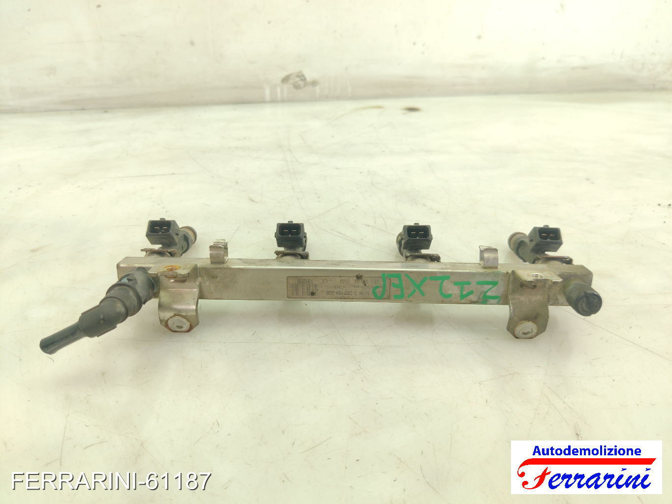 Flauto Iniettori OPEL CORSA D S07 1.2 2010-2014 24420542, 0280158501 10