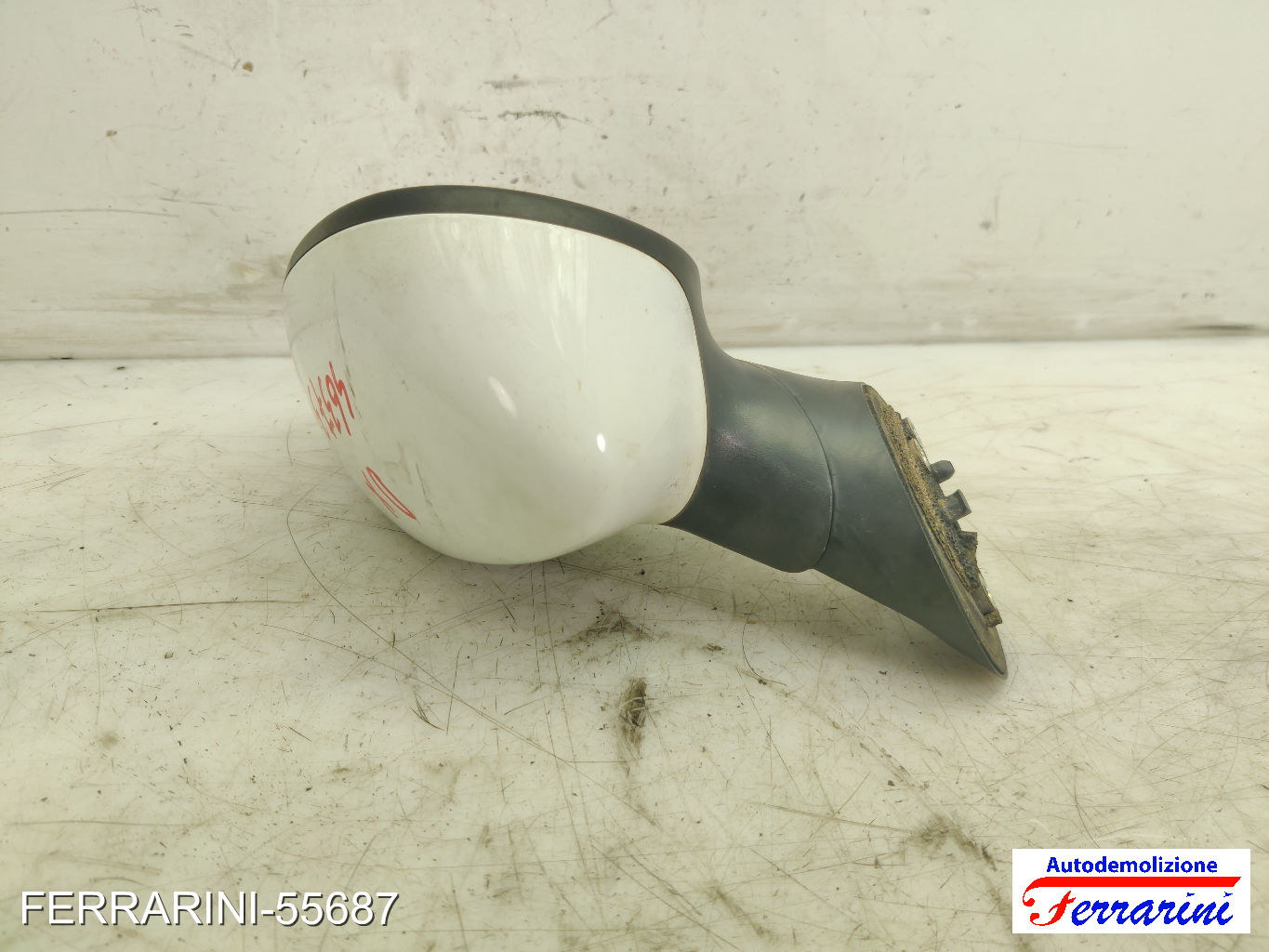 Specchietto Laterale FIAT PUNTO 199 2012-2023 destro, dx 296/A BIANCO DIVINO 10