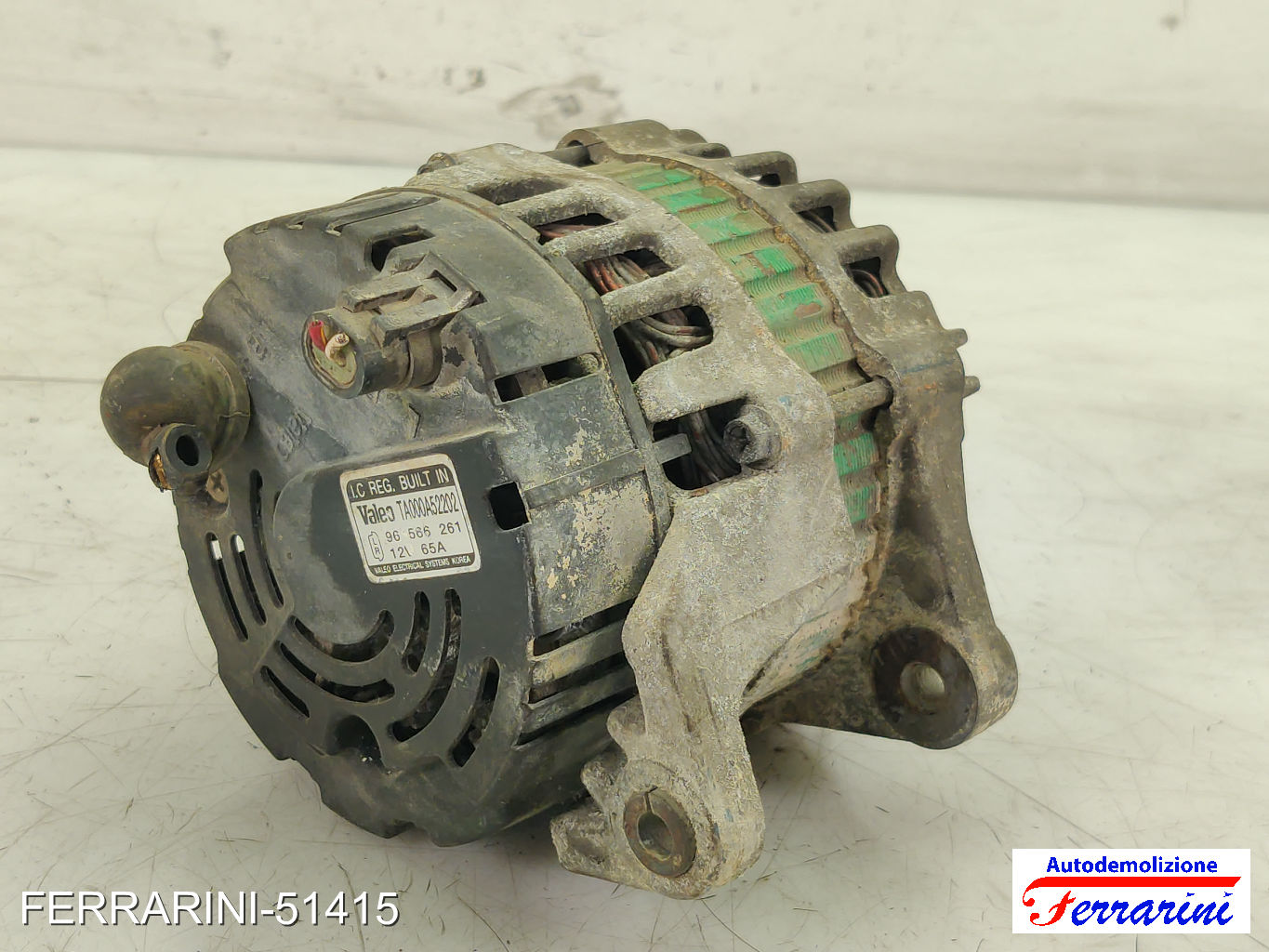 Alternatore DAEWOO MATIZ M100, M150 1.0 2003-2023 96566261, 96380673