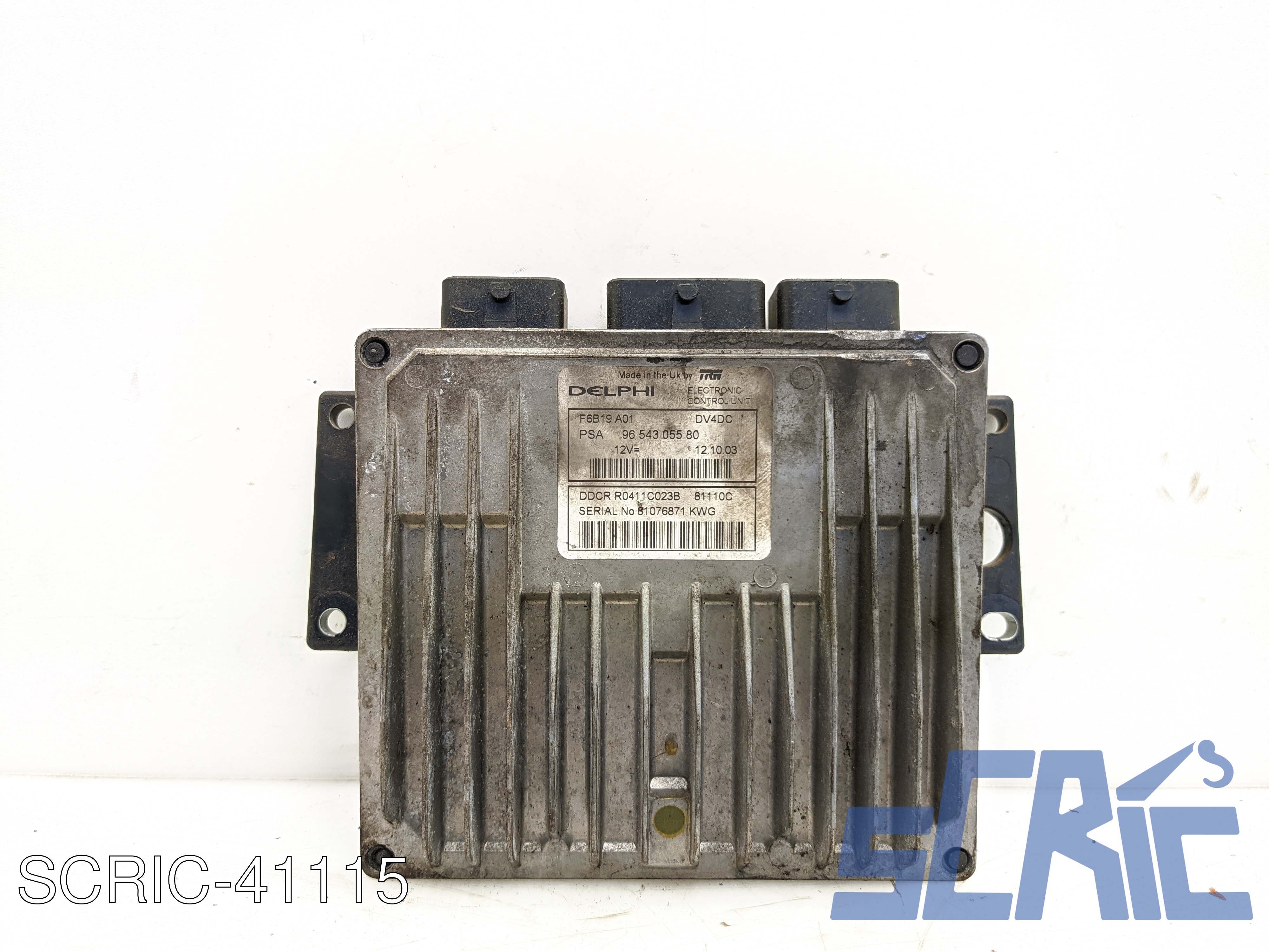 Centralina Motore CITROEN C3 1 FC, FN 1.4 16V HDI 2002-2009 9654305580, F6B19A01