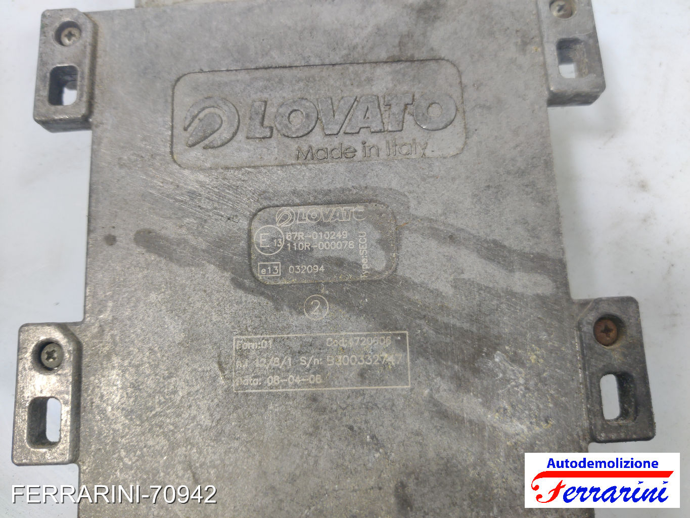 Centralina Gpl FIAT PANDA 169 1.2 2003-2012 4720006, 616000273, LOVATO