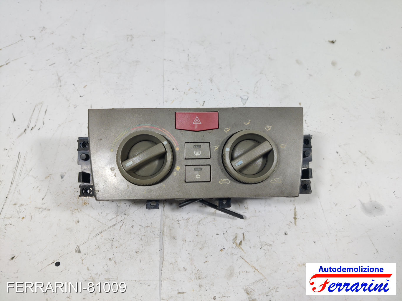 Tastiera Clima LANCIA YPSILON 843 2003-2011 anteriore, frontale 77364220