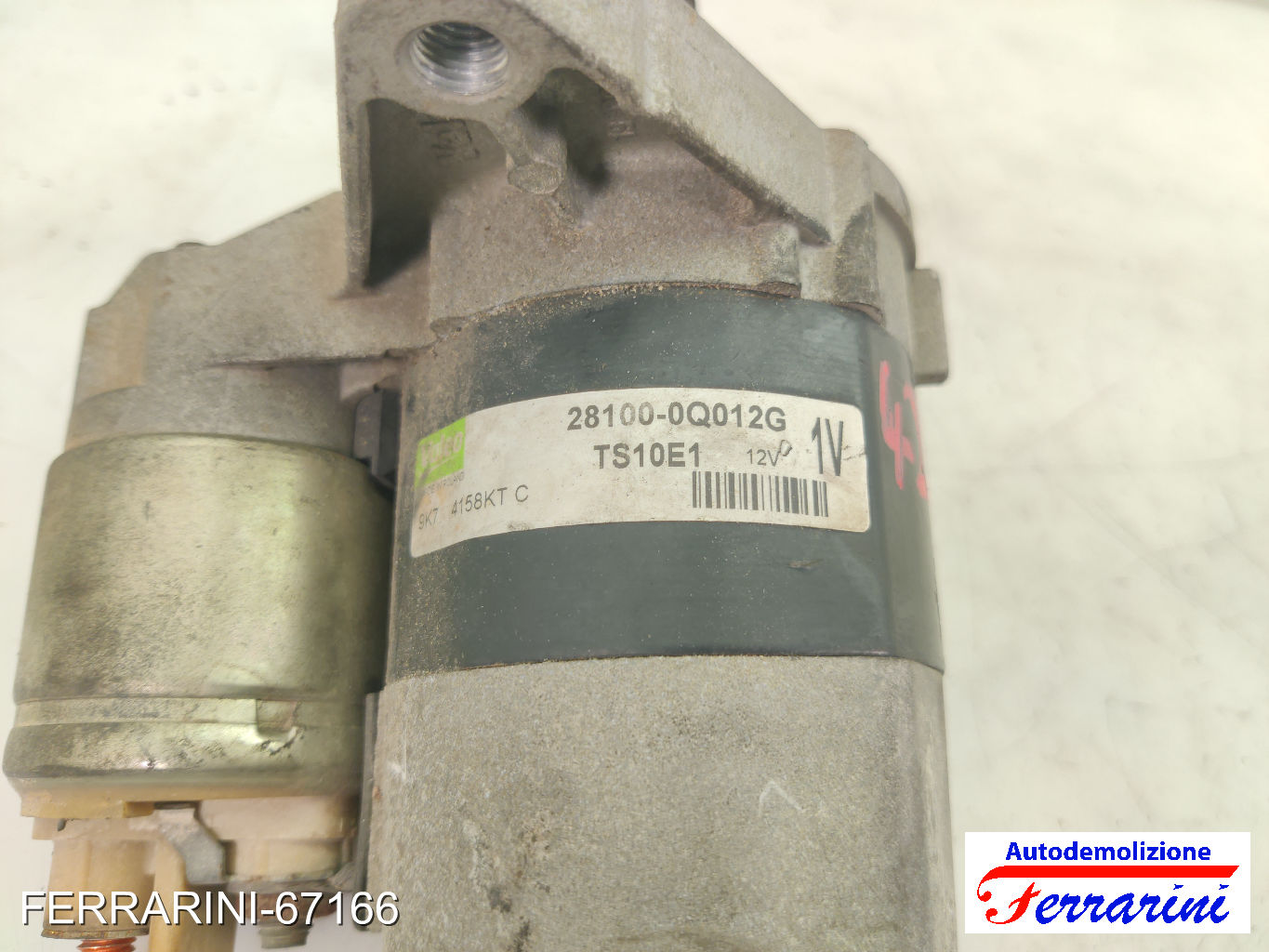 Motorino Avviamento CITROEN C1 PM, PN 1.0 2005-2014 5802AN, 5802AL, 5802EY